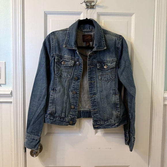 Aeropostale Jackets & Blazers - Aeropostale Blue Jean Distressed Jacket